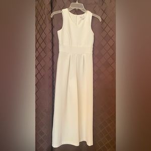 GB Girls Ivory Dressy Jumpsuit Size 8